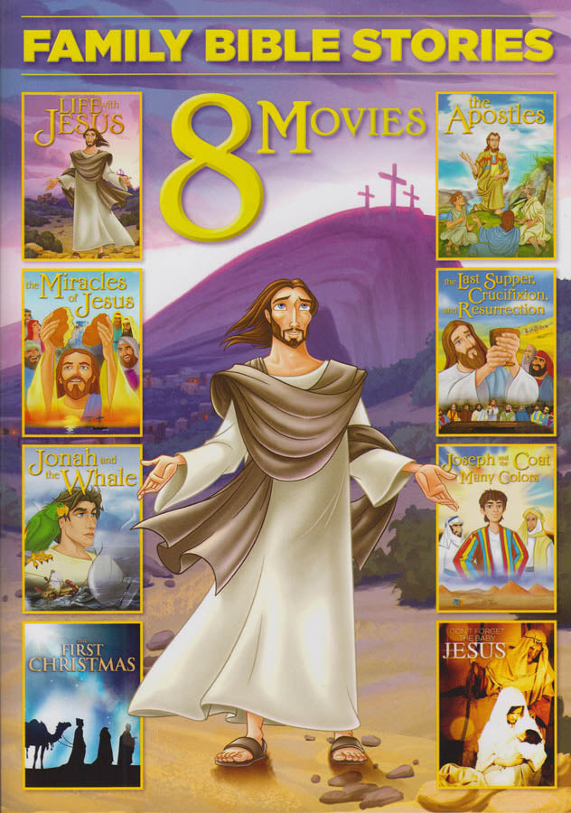8 Movies Family Bible Stories (Life With Jesus / First