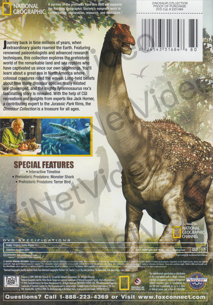 Dinosaur Collection (5-Disc Set) (National Geographic) (Keepcase