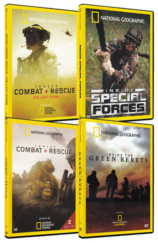 National Geographic Inside Combat Rescue Pack (4-Pack) DVD Movie 