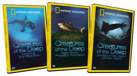 National Geographic Creatures of the Deep Pack (3-Pack) DVD Movie 