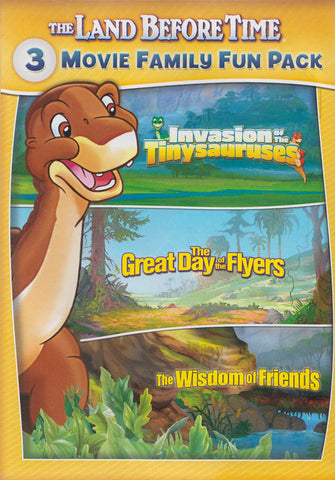 The Land Before Time XI-XIII (Tinysauruses / The Great Day Of The Flyers / The Wisdom Of Friends) DVD Movie 