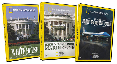 National Geographic White House Pack (3-Pack) DVD Movie 