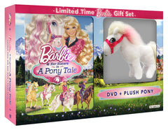 Barbie in Her Sisters in A Pony Tales (Limited Time Barbie Gift Set + Plush Pony Toy) (Boxset)