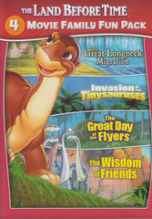 The Land Before Time - ( 4 Movies Family Fun Pack)