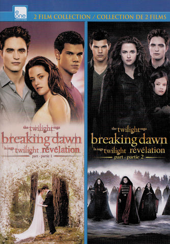 The Twilight: Breaking Dawn - Part 1 / The Twilight Saga: Breaking Dawn - Part 2 DVD Movie 
