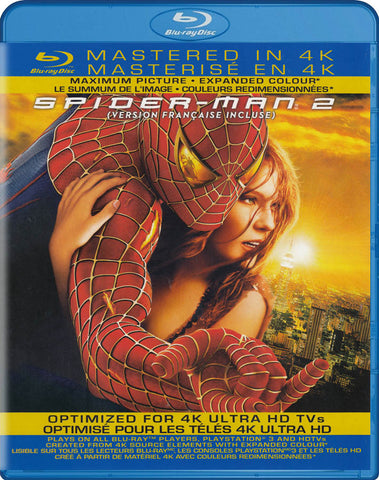 Spider-Man 2 (Mastered in 4k) (Blu-ray) (Bilingual) BLU-RAY Movie 
