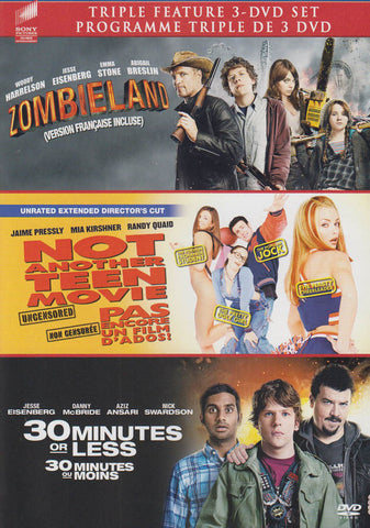 Zombieland / Not Another Teen Movie / 30 Minutes Or Less (Triple Feature) (Bilingual) DVD Movie 