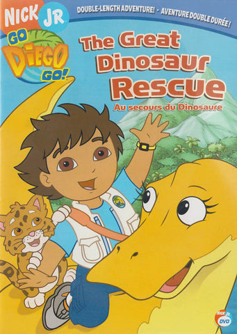 Go Diego Go - The Great Dinosaur Rescue (Bilingual) DVD Movie 