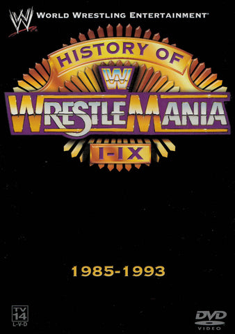 History of Wrestlemania I - IX (WWE) DVD Movie 