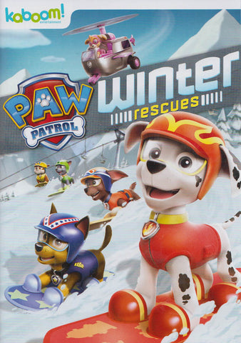 Paw Patrol - Winter Rescues (Kaboom) DVD Movie 