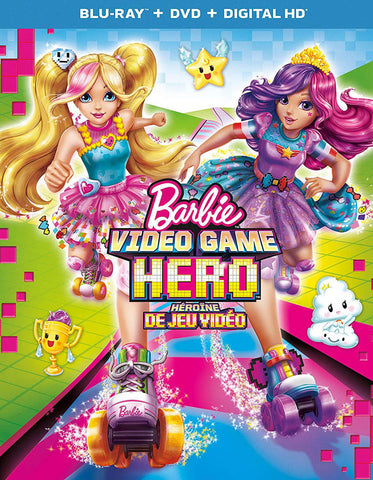 Barbie - Video Game Hero (Blu-ray + DVD + Digital HD) (Blu-ray) (Bilingual) BLU-RAY Movie 