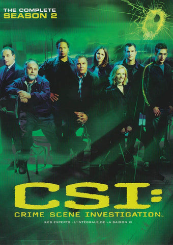 CSI Crime Scene Investigation (The Complete Season 2) (Boxset) (Bilingual) DVD Movie 