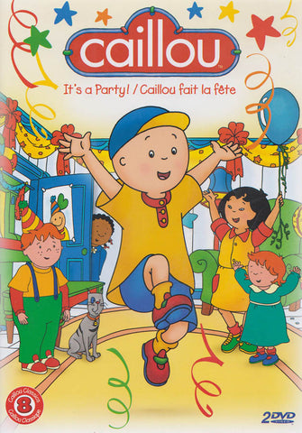Caillou - It s A Party (Bilingual) DVD Movie 