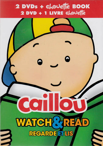 Caillou - Watch & Read (2 DVDs + Chouette Book) (Boxset) DVD Movie 