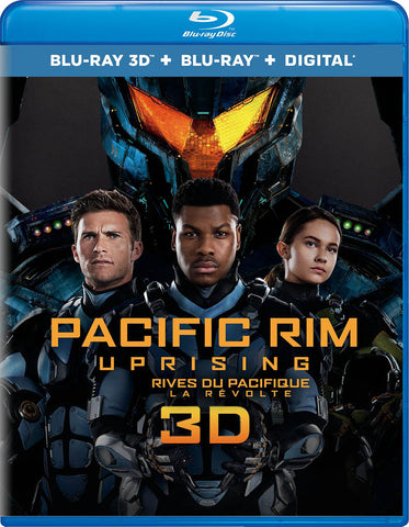 Pacific Rim Uprising (Blu-ray 3D + Blu-ray + Digital) (Blu-ray) (Bilingual) BLU-RAY Movie 