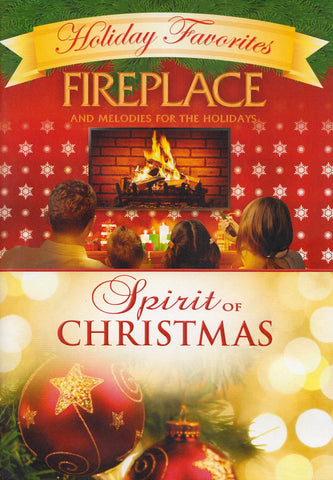 Holiday Favorites: Fireplace and Melodies for the Holidays / Spirit of Christmas (Double Feature) DVD Movie 