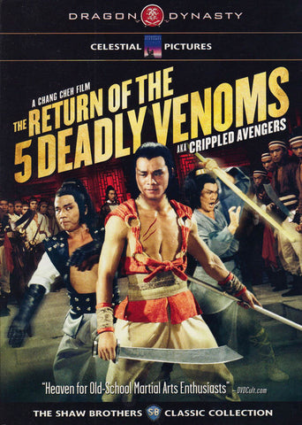 The Return Of The 5 Deadly Venoms (Dragon Dynasty) DVD Movie 
