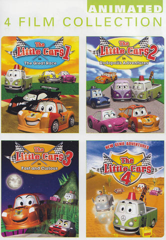 The Little Cars 4 Pack: Little Cars 1, Little Cars 2, Little Cars 3, Little Cars 4 DVD Movie 