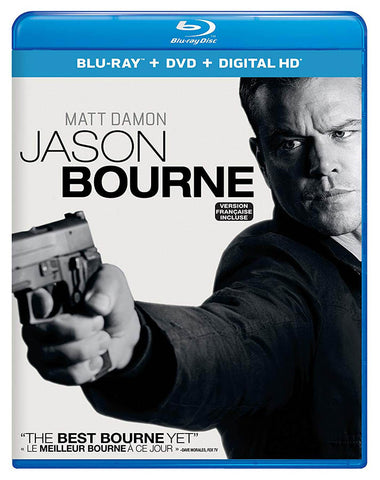 Jason Bourne (Matt Damon) (Blu-ray + DVD + Digital HD) (Blu-ray) (Bilingual) BLU-RAY Movie 