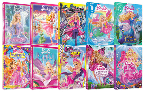 Barbie Mega Collection (10-Pack) (Bilingual) DVD Movie 