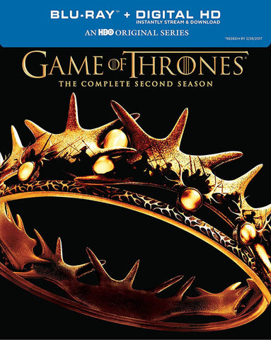Game of Thrones : The Complete Season 2 (Blu-ray + Digital HD) (Blu-ray) (Bilingual) (Boxset) BLU-RAY Movie 