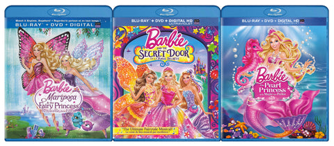 Barbie Collection #3 (Blu-ray / DVD / Digital HD) (Blu-ray) (Boxset) (Bilingual) BLU-RAY Movie 