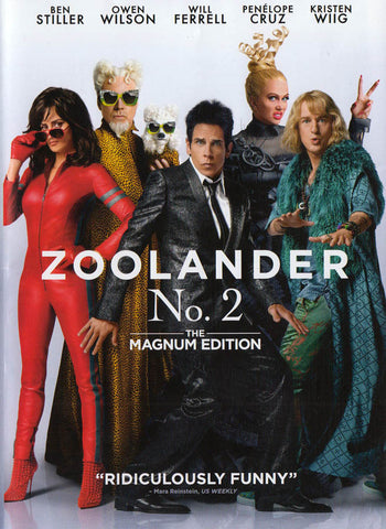 Zoolander No. 2 - The Magnum Edition DVD Movie 