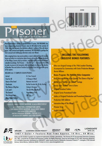 The Prisoner (The Complete Series) (Boxset) DVD Movie 