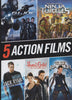 5 Action Films: G.I.Joe / TMNT / Shadow Recruit / Witch Hunters / Tomb Raider DVD Movie 