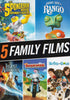 5 Family Films (The Spongebob / Rango / The Last Airbender / Barnyard / Hotel for Dogs) DVD Movie 