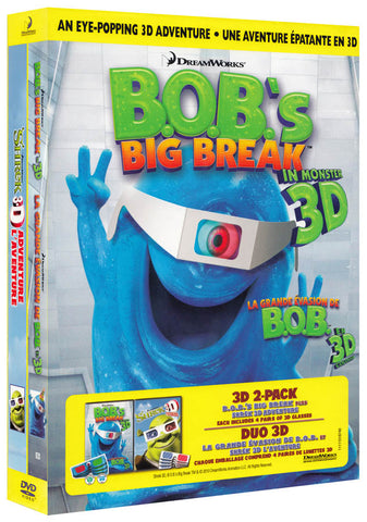 B.O.B.'s Big Break 3D / Shrek 3D (3D 2-Pack) (Bilingual) (2-pack) (Boxset) DVD Movie 