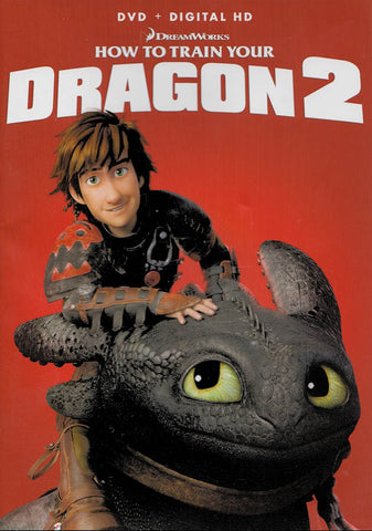 How to Train Your Dragon 2 (Red Cover) DVD Movie 