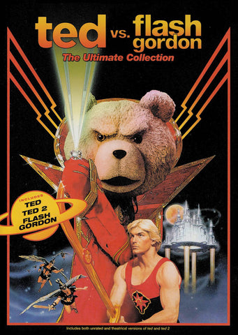 Ted vs. Flash Gordon: The Ultimate Collection (Ted / Ted 2 / Flash Gordon) DVD Movie 