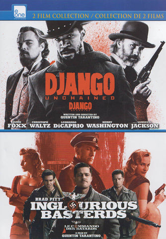 Django Unchained / Inglourious Basterds (Double Feature) DVD Movie 