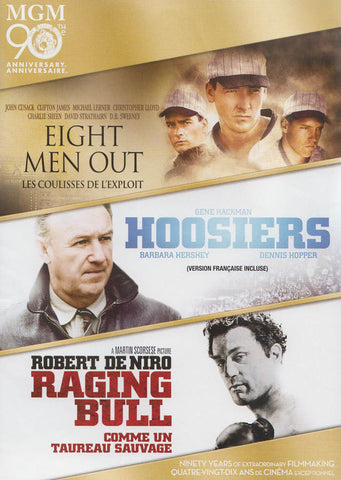 Eight Men Out/Raging Bull/Hoosiers (MGM 90th Anniversary Edition) (Bilingual) DVD Movie 