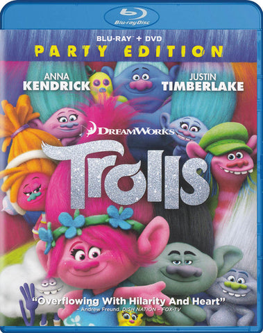 Trolls (Blu-ray + DVD) (Blu-ray) BLU-RAY Movie 