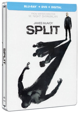 Split (Steelbook) (Blu-ray + DVD + Digital) (Blu-ray) BLU-RAY Movie 