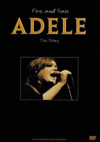 Adele - Fire And Rain: The Story Unauthorized Documentary DVD Movie 