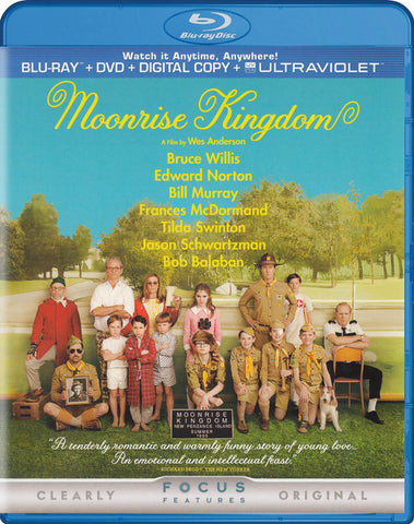 Moonrise Kingdom (Blu-ray + DVD + DIgital Copy + UltraViolet) (Blu-ray) BLU-RAY Movie 