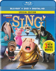 Sing (Blu-ray + DVD + Digital HD) (Special Edition) (Blu-ray)
