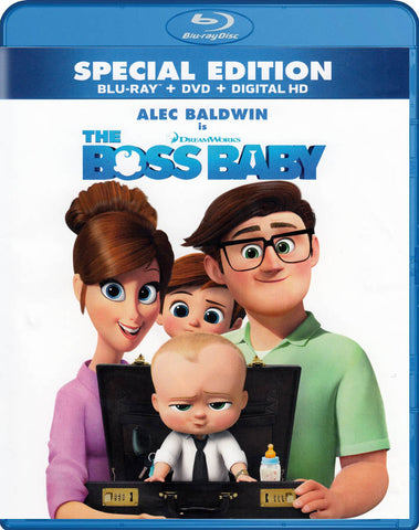 The Boss Baby (Blu-ray + DVD) (Blu-ray) (Special Edition) BLU-RAY Movie 