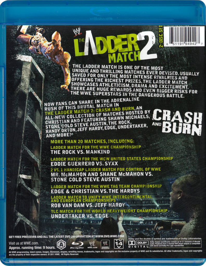 The Ladder Match 2 Crash And Burn (WWE) (Bluray) on BLURAY Movie