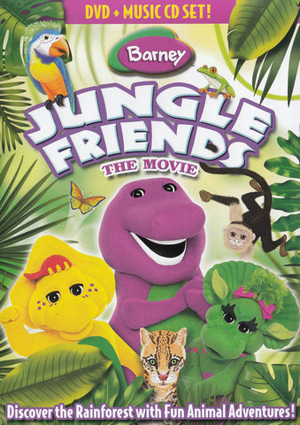 Barney : Jungle Friends - The Movie (DVD + Music CD Set) DVD Movie 