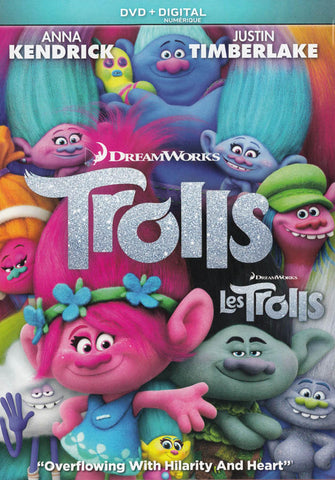 Trolls (DVD + Digital) (Bilingual) DVD Movie 