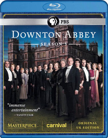 Masterpiece : Downton Abbey Season 3 (Blu-ray) BLU-RAY Movie 
