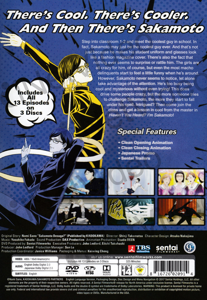 Haven't You Heard : I'm Sakamoto on DVD Movie