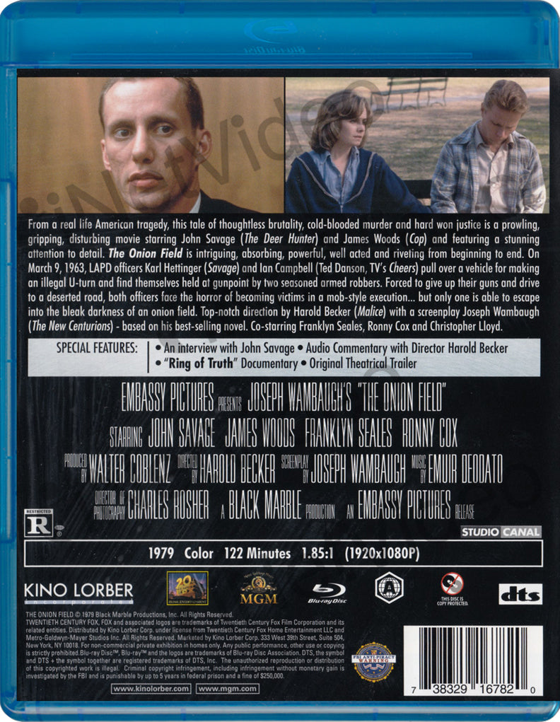 The Onion Field (Bluray) on BLURAY Movie