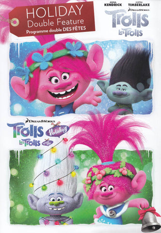 Trolls / Trolls - Holiday (Holiday Double Feature) (Bilingual) DVD Movie 