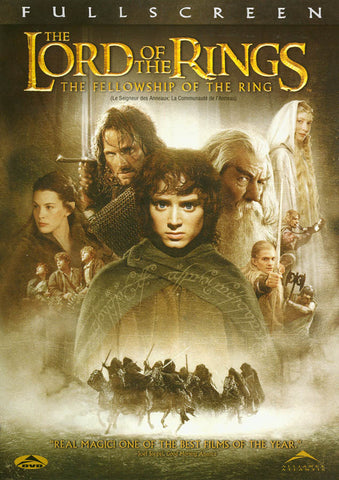 The Lord Of The Rings - The Fellowship Of The Ring (Full-Screen) (Bilingual) DVD Movie 
