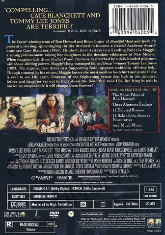 The Missing (Full Screen Special Edition) DVD Movie 